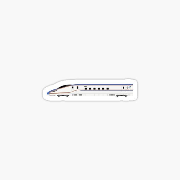 Vista previa del artículo con la obra «Serie Shinkansen E7 - Vista lateral», diseñado y vendido por JonesyDave.