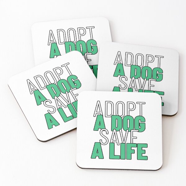 Item preview, Adopt A Dog Save A Life Text design for those who love pet adoption designed and sold by jtancrum61.