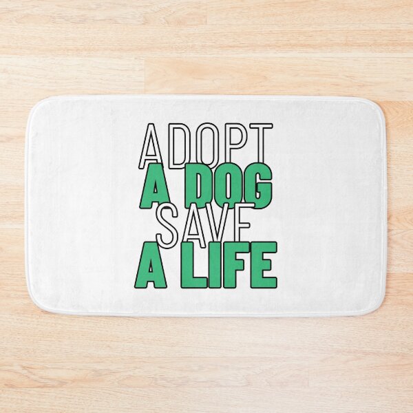 Item preview, Adopt A Dog Save A Life Text design for those who love pet adoption designed and sold by jtancrum61.