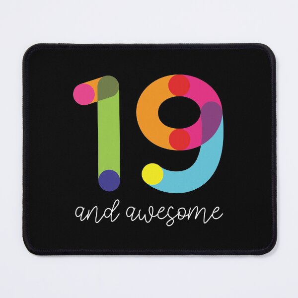 Item preview, 19 and Awesome designed and sold by VicEllisArt.