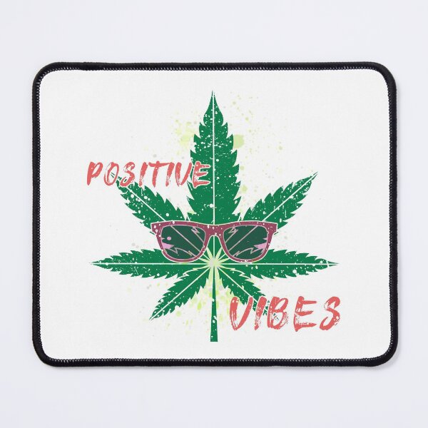 Item preview, Positive vibes, weed leaf designed and sold by psychoshadow.