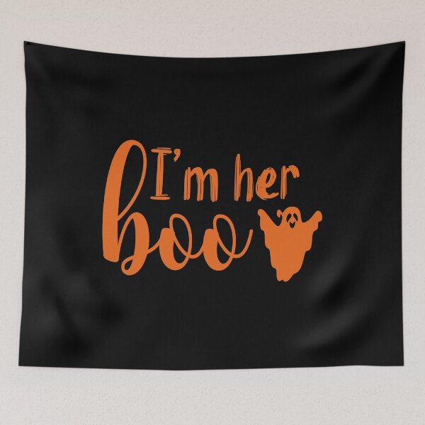Item preview, I'm Her Boo | Orange Text Couples Halloween designed and sold by Estrytee.