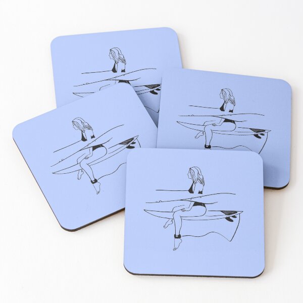Item preview, Surfer Girl Ilustration designed and sold by SusanaDesigns.