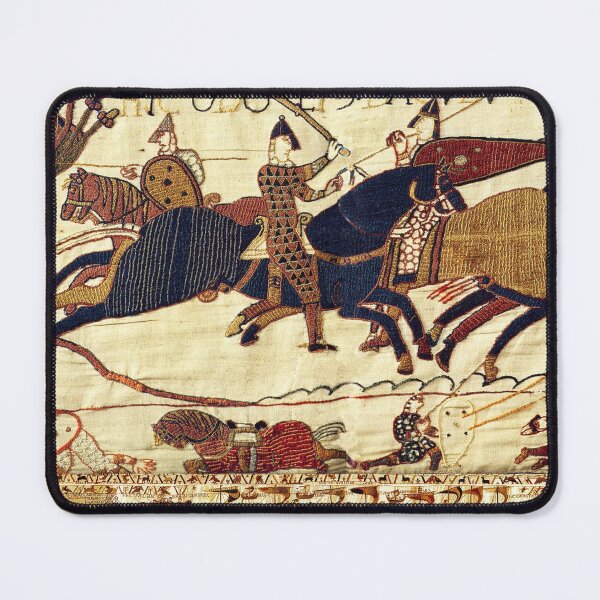 Item preview, THE BAYEUX TAPESTRY ,ODO IN THE BATTLE OF HASTINGS ,NORMAN KNIGHTS HORSEBACK Detail designed and sold by BulganLumini.