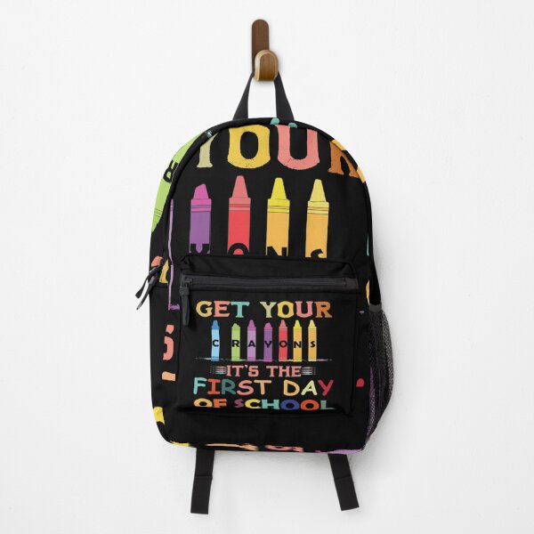 Item preview, GET YOUR CRAYONS IT'S THE FIRST DAY OF SCHOOL  designed and sold by amishacreates.