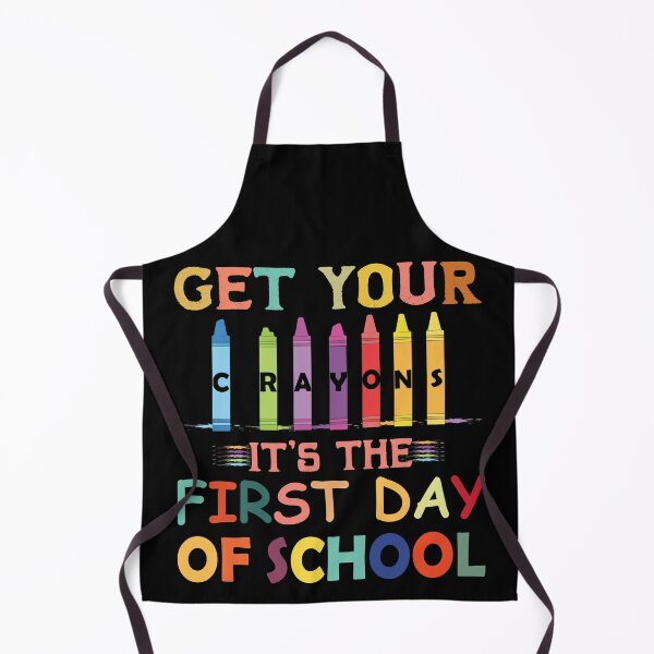 Item preview, GET YOUR CRAYONS IT'S THE FIRST DAY OF SCHOOL designed and sold by amishacreates.