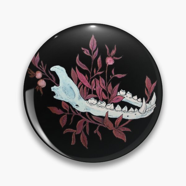 Item preview, Canine Jaw in Foliage Autumn Red designed and sold by Smooshi.