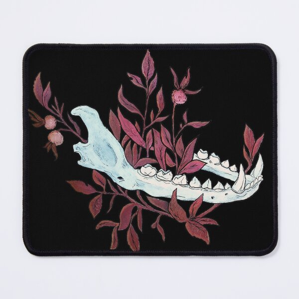 Item preview, Canine Jaw in Foliage Autumn Red designed and sold by Smooshi.