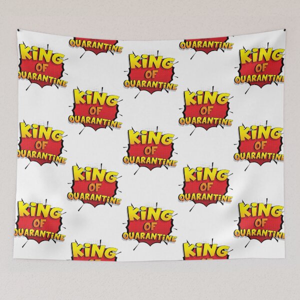 Item preview, King of Quarantine is my Superpower Funny Design designed and sold by EliapsJackson.