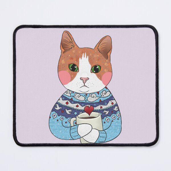 Item preview, Cat sweater hot chocolate designed and sold by Wieskunde.