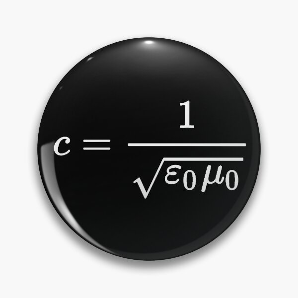 Item preview, speed of light formula, electromagnetism and physics designed and sold by NoetherSym.
