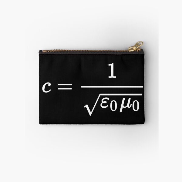 Item preview, speed of light formula, electromagnetism and physics designed and sold by NoetherSym.