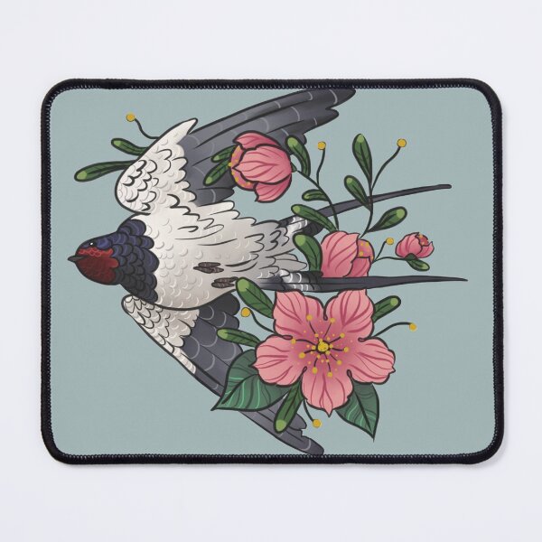 Item preview, Swallow flying through the blossoms designed and sold by Wieskunde.