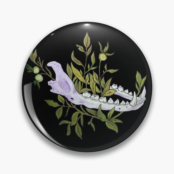 Item preview, Canine Jaw in Foliage Olive Green designed and sold by Smooshi.