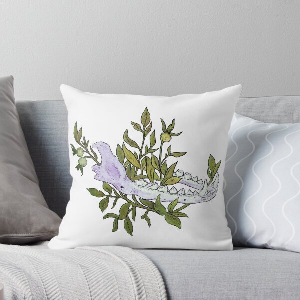 Item preview, Canine Jaw in Foliage Olive Green designed and sold by Smooshi.