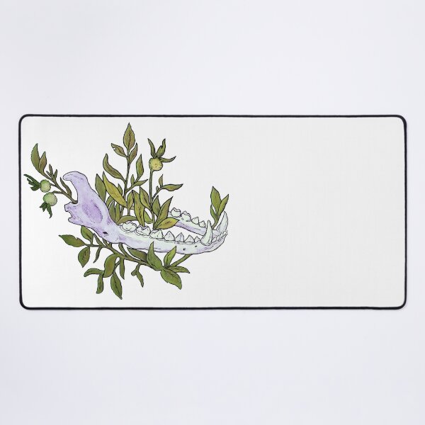 Item preview, Canine Jaw in Foliage Olive Green designed and sold by Smooshi.