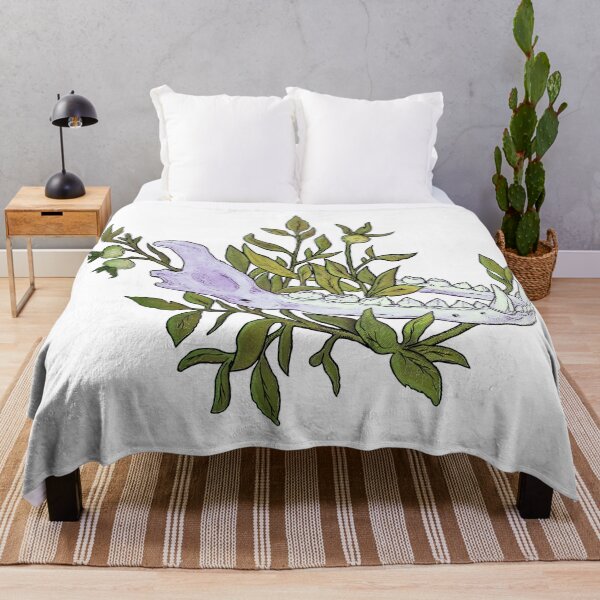Item preview, Canine Jaw in Foliage Olive Green designed and sold by Smooshi.