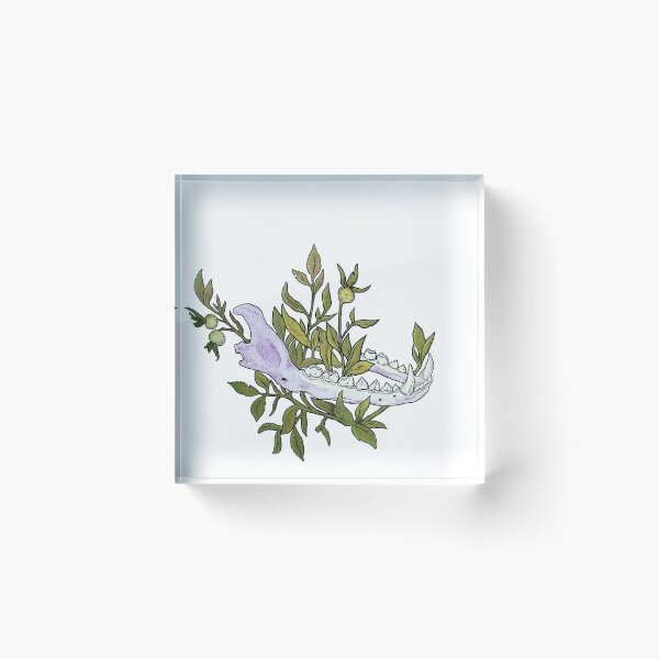 Item preview, Canine Jaw in Foliage Olive Green designed and sold by Smooshi.