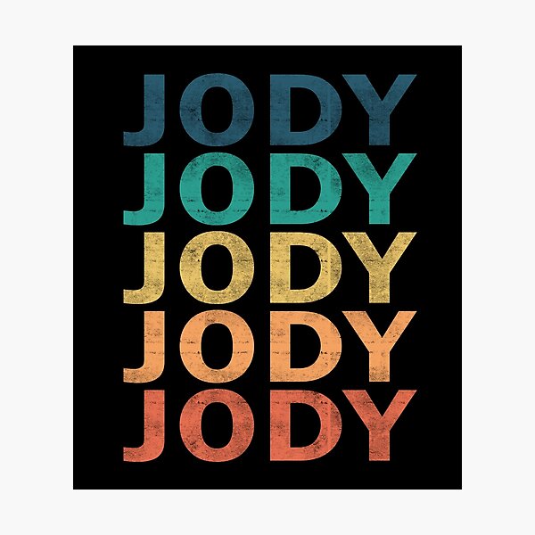 Item preview, Jody Name T Shirt - Jody Vintage Retro Jody Name Gift Item Tee designed and sold by artwigse.