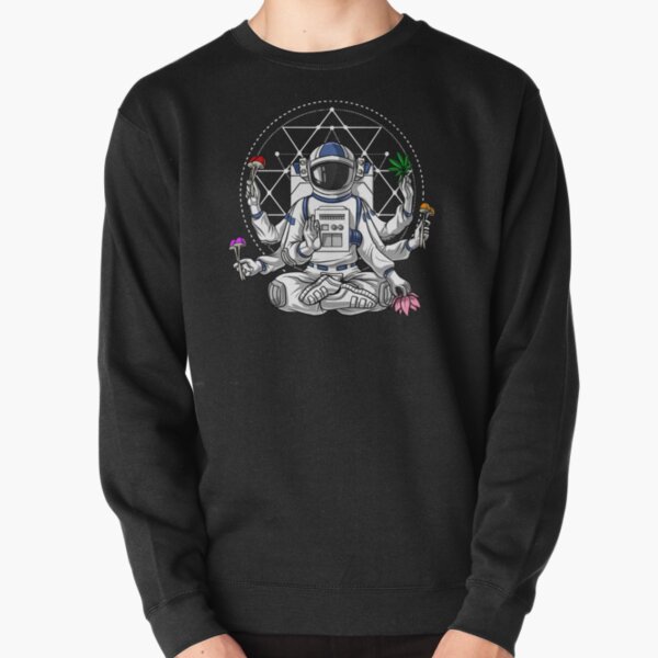 Psychonaut Psychedelic Astronaut Pullover Sweatshirt