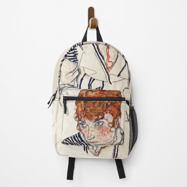 Item preview, Egon Schiele portrait of the artist's sister in law Adele Harms -1917 designed and sold by Vintage Designs +.