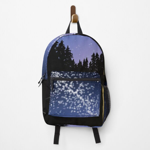 Item preview, Mysterious forest road at Alaska summer night  designed and sold by HumboldSoul.