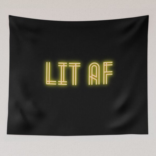 Item preview, Lit AF designed and sold by MktngMultiverse.