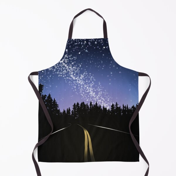 Item preview, Mysterious forest road at Alaska summer night designed and sold by HumboldSoul.