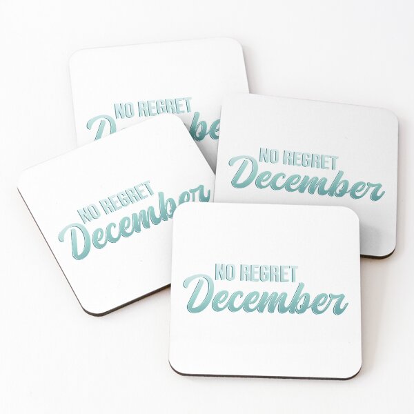 Item preview, No Regret December - Blue Text designed and sold by TheMajesticGoat.