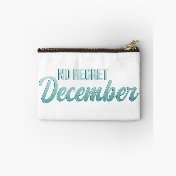 Item preview, No Regret December - Blue Text designed and sold by TheMajesticGoat.