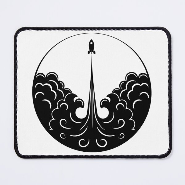Item preview, Minimalistic rocket takeoff designed and sold by Rakos-Merch.