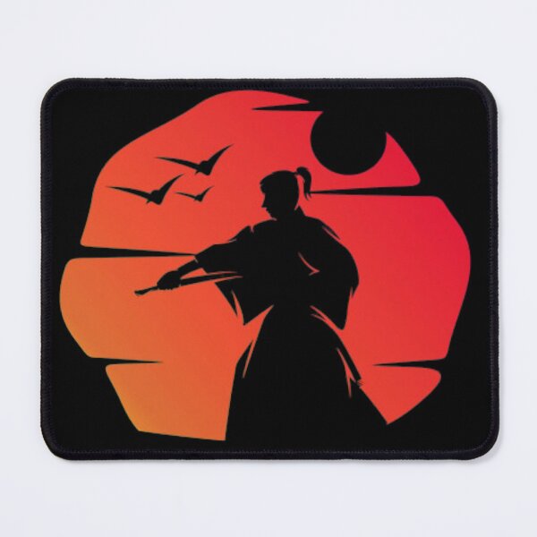 Item preview, samurai sunset designed and sold by Rakos-Merch.