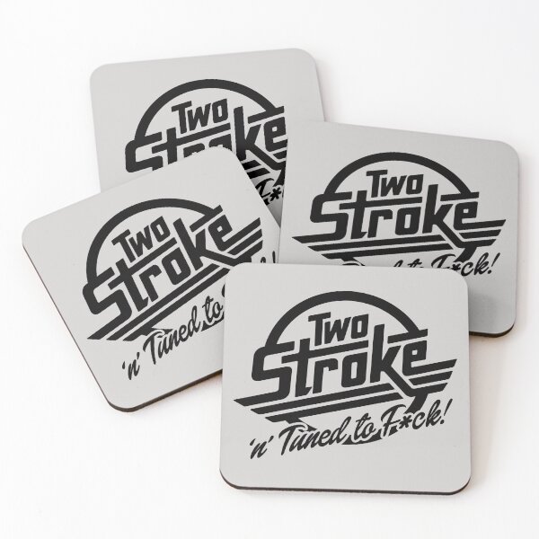 Item preview, 2-Stroke and Tuned to F*ck! Graphic Logo in black designed and sold by peterpaz.