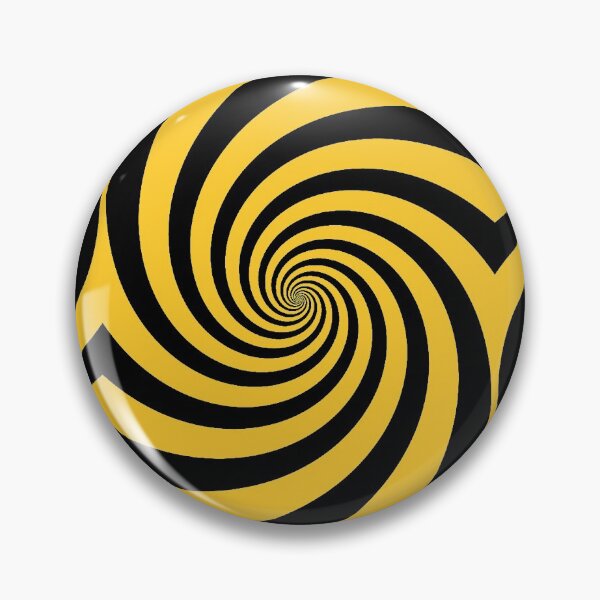 Item preview, Retro Swirl - Yellow and Black designed and sold by NobodysHero.