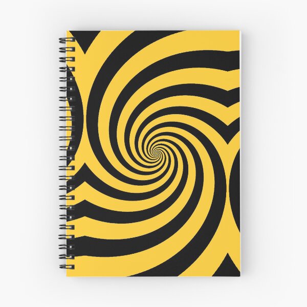Item preview, Retro Swirl - Yellow and Black designed and sold by NobodysHero.