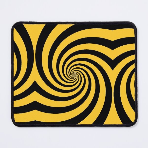 Item preview, Retro Swirl - Yellow and Black designed and sold by NobodysHero.