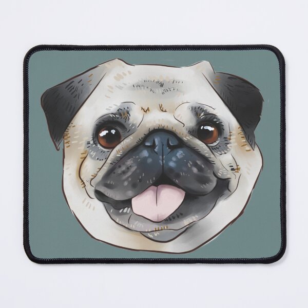 Item preview, Pug face designed and sold by Wieskunde.