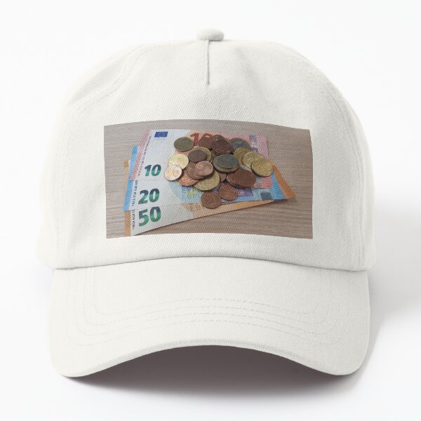Euro Coins and Bills Dad Hat