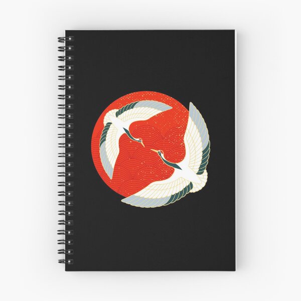 Item preview, Golden Japanese Cranes Oriental Sunrise designed and sold by Hot From Oven.