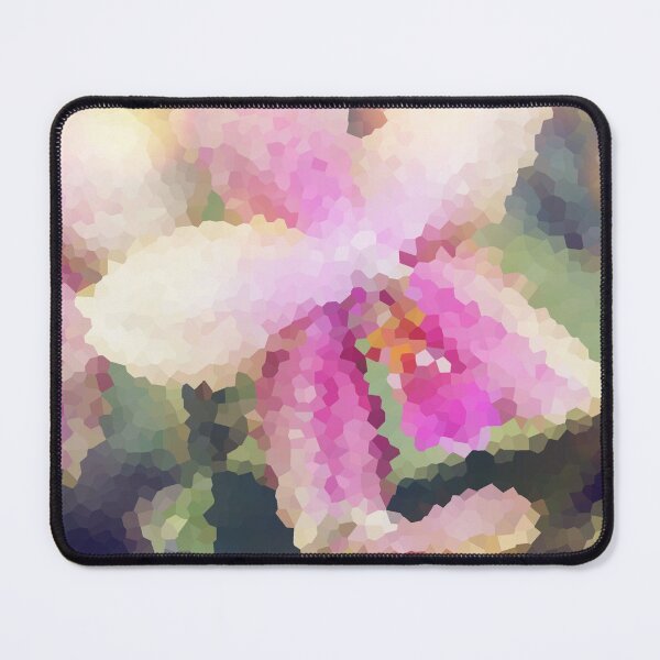 Item preview, Pink orhcid photo art - floral mosaic designed and sold by Designbyfia.