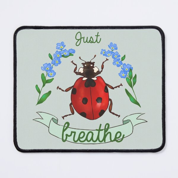 Item preview, Just Breathe ladybug designed and sold by Wieskunde.