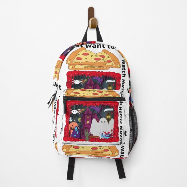 Item preview, I Just want to Eat Pizza and watch Horror Movies designed and sold by mastercan.