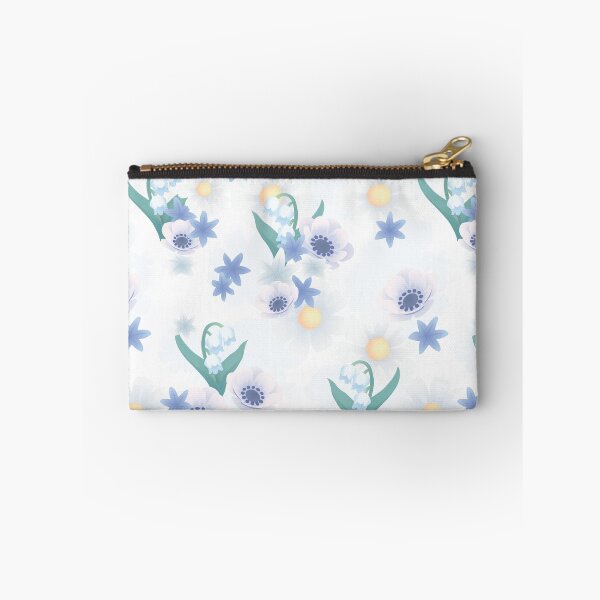Item preview, Cosmos, Windflower, Hyacinth and Lily-of-the-Valley Floral Pattern designed and sold by TheMajesticGoat.