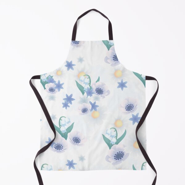 Item preview, Cosmos, Windflower, Hyacinth and Lily-of-the-Valley Floral Pattern designed and sold by TheMajesticGoat.
