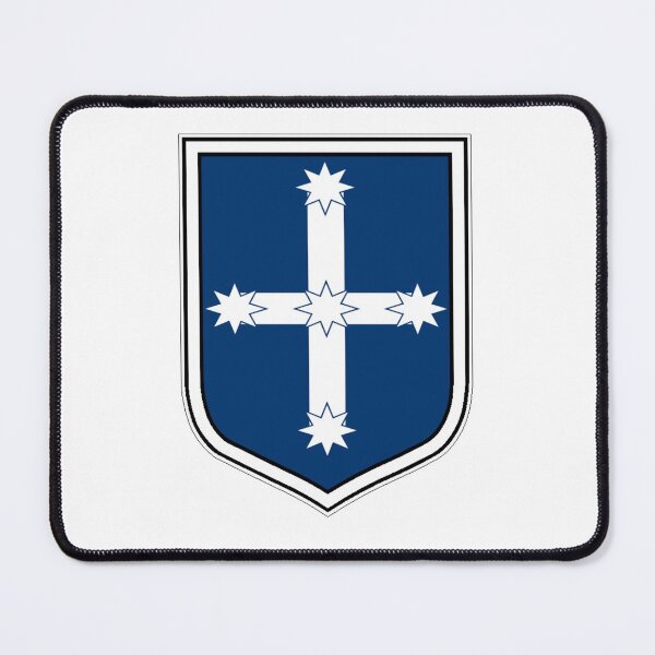 Item preview, Australian Eureka flag in the shape of a shield designed and sold by headpossum.