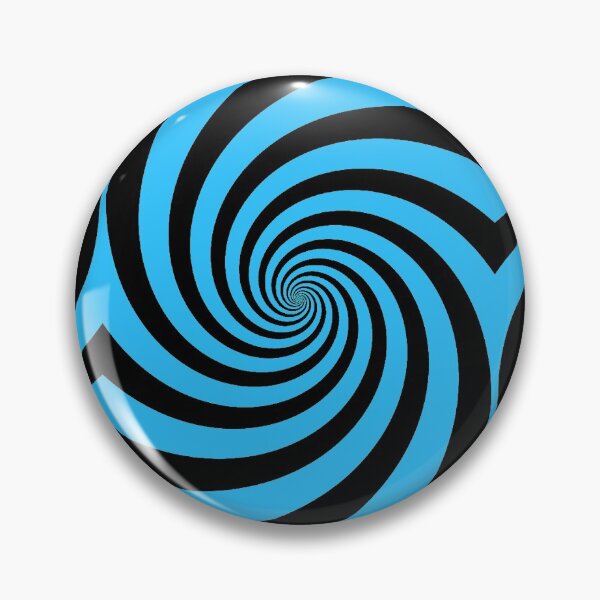 Item preview, Blue and Black Hypnosis Swirl - Retro designed and sold by NobodysHero.