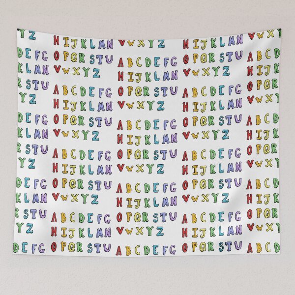 Item preview, Colorful A to Z alphabets designed and sold by Thepoeticwine.
