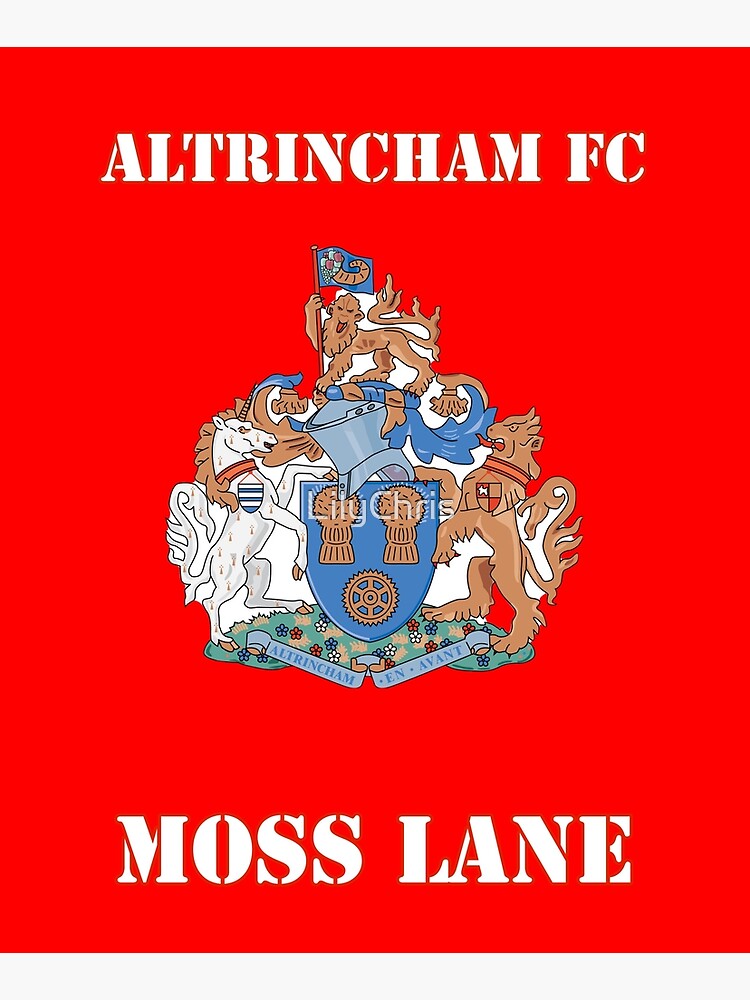 ALTRINCHAM FC Art Print for Sale by LilyChris