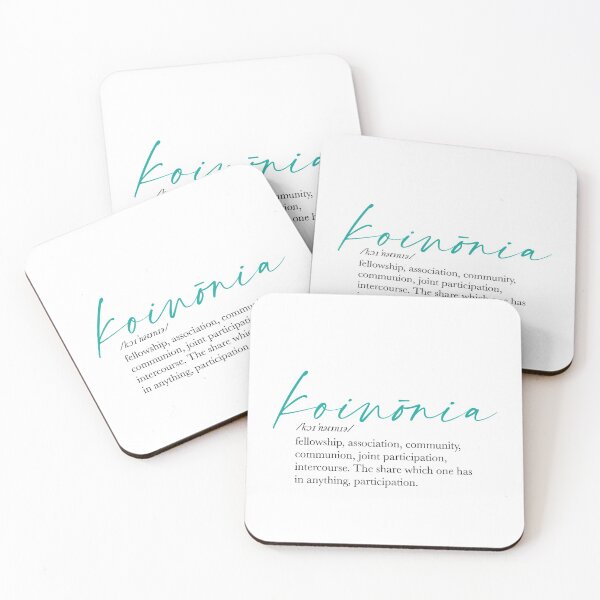 Item preview, Definition: Koinōnia - Christian Bible Definitions designed and sold by FoundedInJesus.
