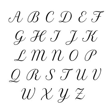 How to write in Calligraphy Alphabets atoz, Fancy Calligraphy